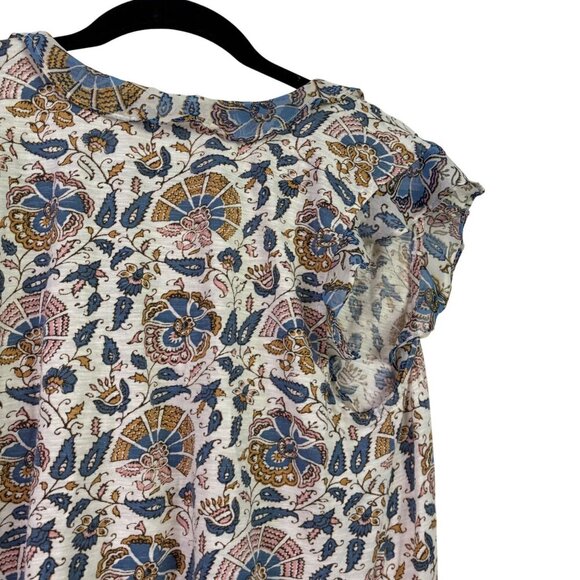 Lucky Brand Floral Print Women's Top - Picture 9 of 12